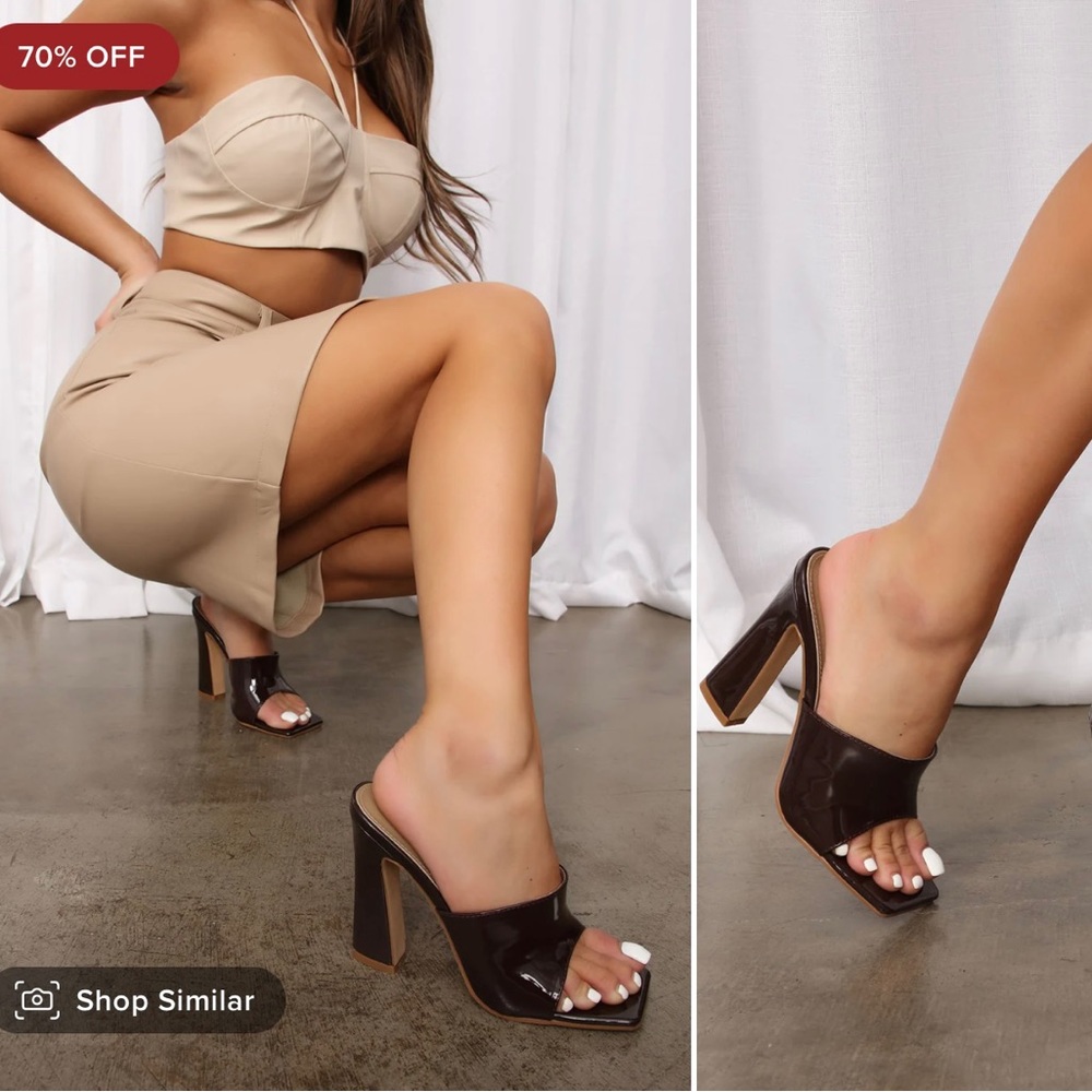 Fashionova Brown Mules